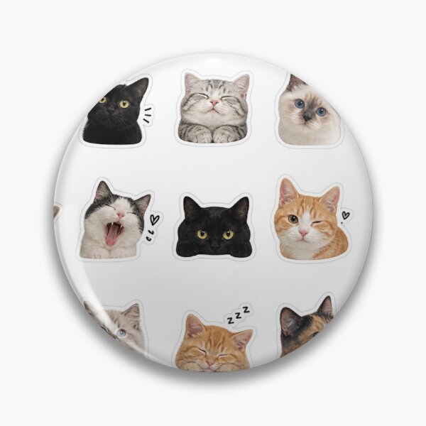 Item preview, Cute cats stickers  designed and sold by IntroInk.