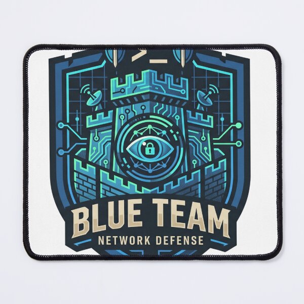 Item preview, Blue Team Network Defense Cyber Fortress SOC Analyst Badge designed and sold by TechNexusPrints.