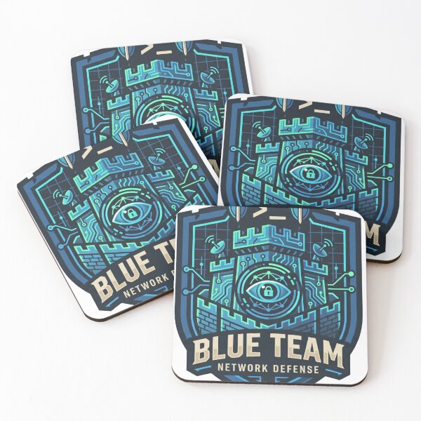 Item preview, Blue Team Network Defense Cyber Fortress SOC Analyst Badge designed and sold by TechNexusPrints.