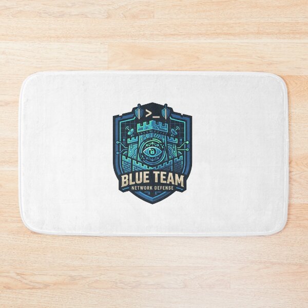 Item preview, Blue Team Network Defense Cyber Fortress SOC Analyst Badge designed and sold by TechNexusPrints.