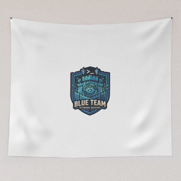 Item preview, Blue Team Network Defense Cyber Fortress SOC Analyst Badge designed and sold by TechNexusPrints.