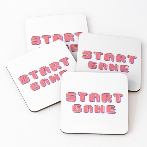 Item preview, Start Game Pixel Text 8-Bit Retro Design designed and sold by The-SilentPlace.