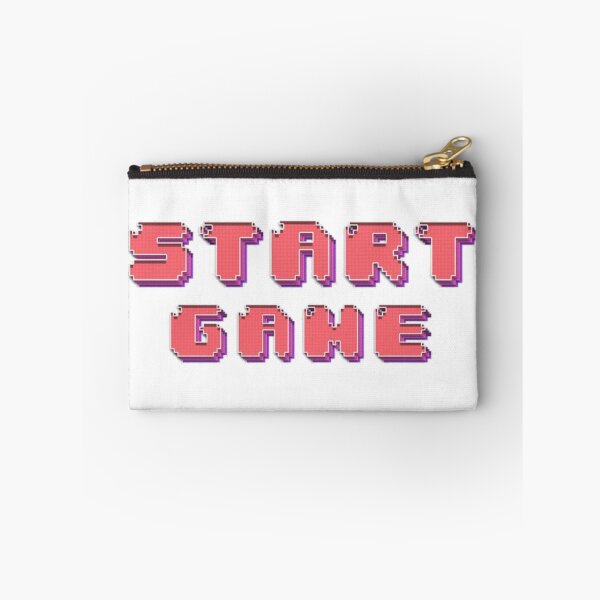 Item preview, Start Game Pixel Text 8-Bit Retro Design designed and sold by The-SilentPlace.