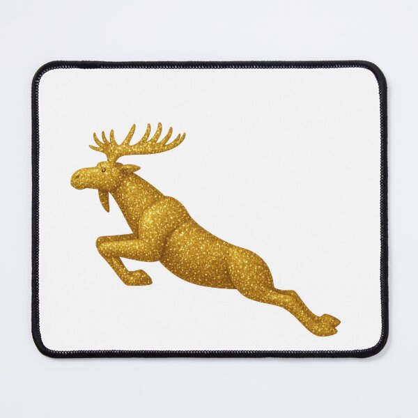 Item preview, Golden Glitter Moose Silhouette designed and sold by Medya-Tivation.