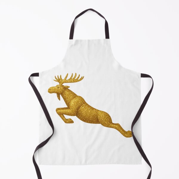 Aperçu de l'œuvre Golden Glitter Moose Silhouette créée et vendue par Medya-Tivation.