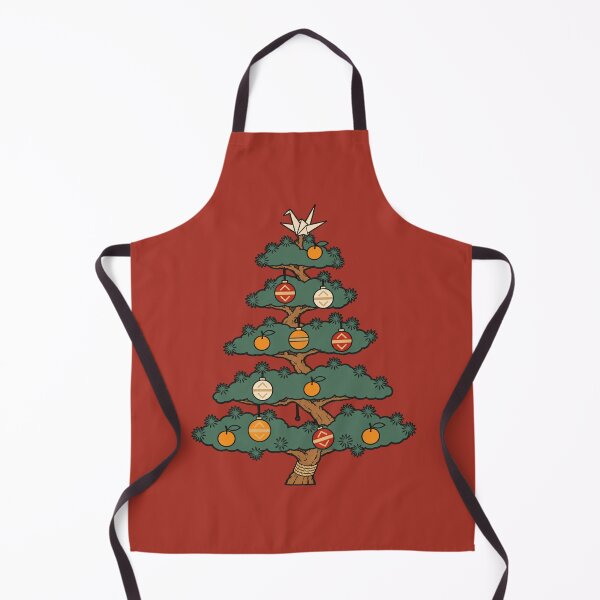 Item preview, Japanese Christmas Tree with Temari | Ukiyo-e Woodblock designed and sold by Planthem.