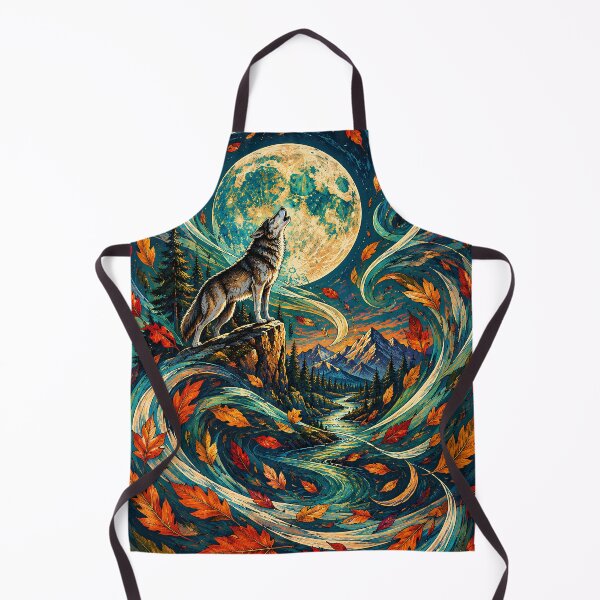 Item preview, Howling Wolf, Moon & Autumn Wind designed and sold by ODIMGT.
