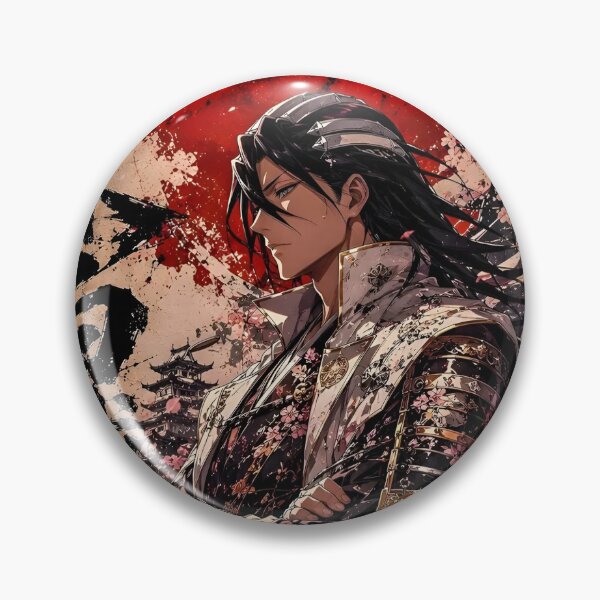 Item preview, Elegant Samurai Warrior Cherry Blossom Japanese Aesthetic designed and sold by Dyan4.