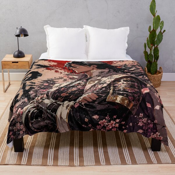 Item preview, Elegant Samurai Warrior Cherry Blossom Japanese Aesthetic designed and sold by Dyan4.