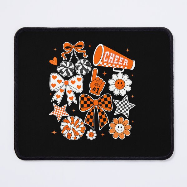 Item preview, Coquette Orange Cheer Bow Football Mom Girls Game Day designed and sold by RealestInternet.