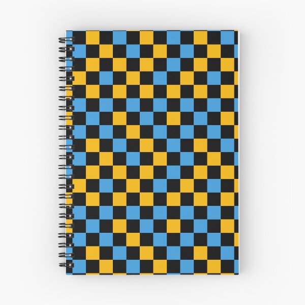 Item preview, Blue Yellow and Black Checkered Design   designed and sold by PatternTitan.