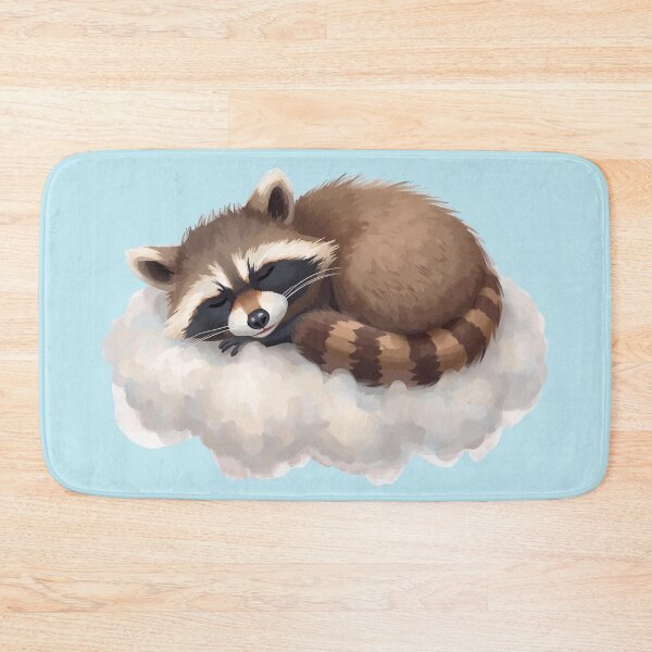 Item preview, Sleepy Raccoon – Cute Tired Raccoon Cozy Animal Illustration designed and sold by Girly-Universe.