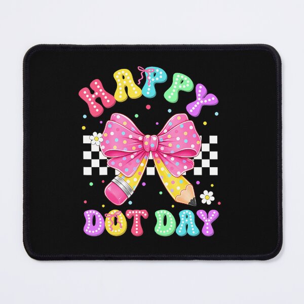 Item preview, Happy Dot Polka Dots Coquette Pencil Bow Teachers Kids Girls designed and sold by RealestInternet.