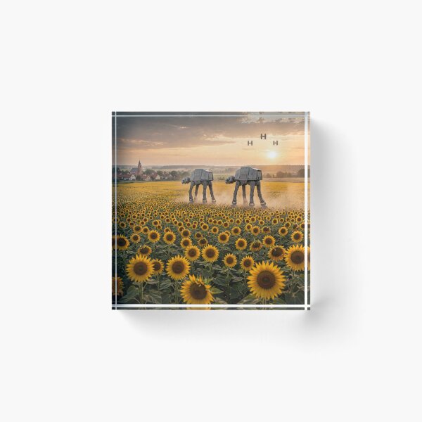 Item preview, Galactic Invasion Sunflower Fields designed and sold by Late Theory.