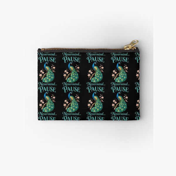 Item preview, Mahjong Pause Nevermind Peacock Cherry Blossom Floral Gift designed and sold by RealestInternet.
