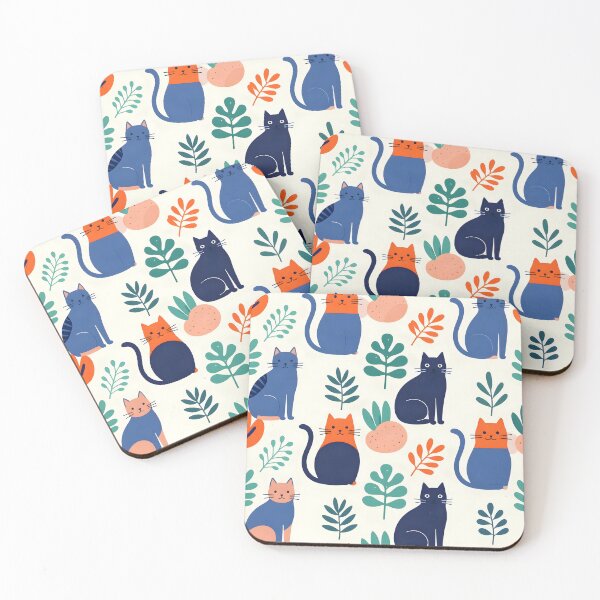 Item preview, A Parade of Cats designed and sold by The Mad Tea Party.