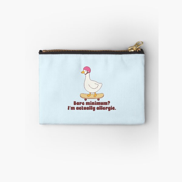 Item preview, Funny Bare Minimum Goose Quote designed and sold by jianina-alondra.