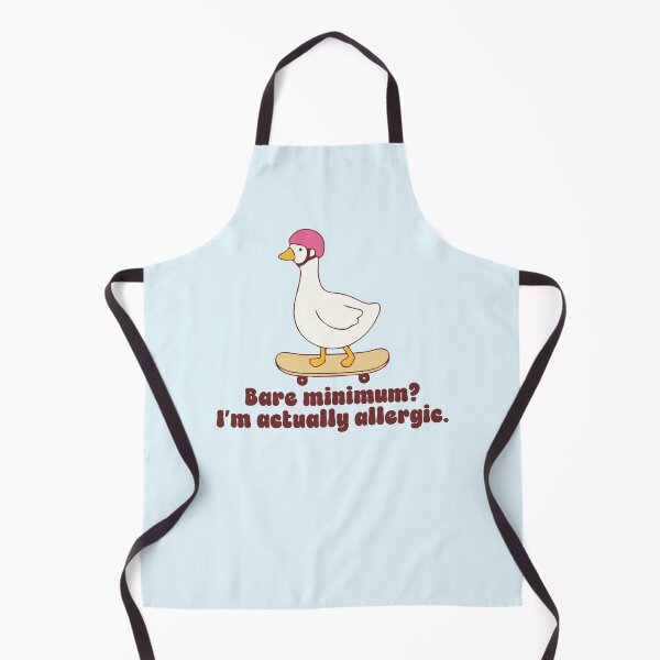 Item preview, Funny Bare Minimum Goose Quote designed and sold by jianina-alondra.