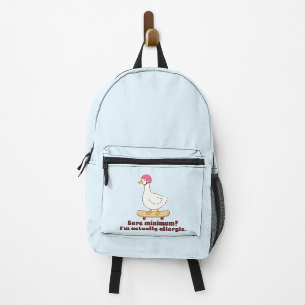 Item preview, Funny Bare Minimum Goose Quote designed and sold by jianina-alondra.