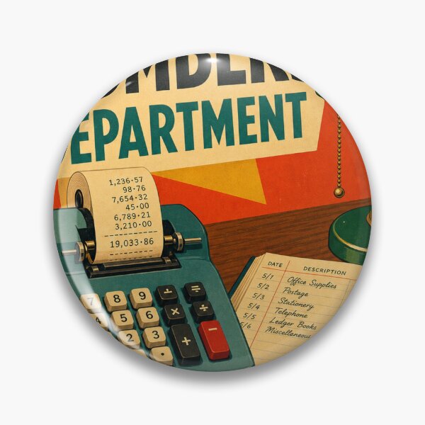 Item preview, Accountant Retro Work Humor Art designed and sold by VisualArtsOasis.