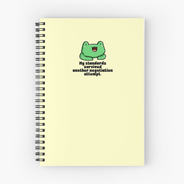 Item preview, Funny High Standards Frog Quote designed and sold by jianina-alondra.