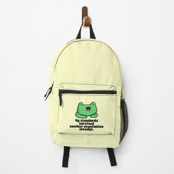 Item preview, Funny High Standards Frog Quote designed and sold by jianina-alondra.