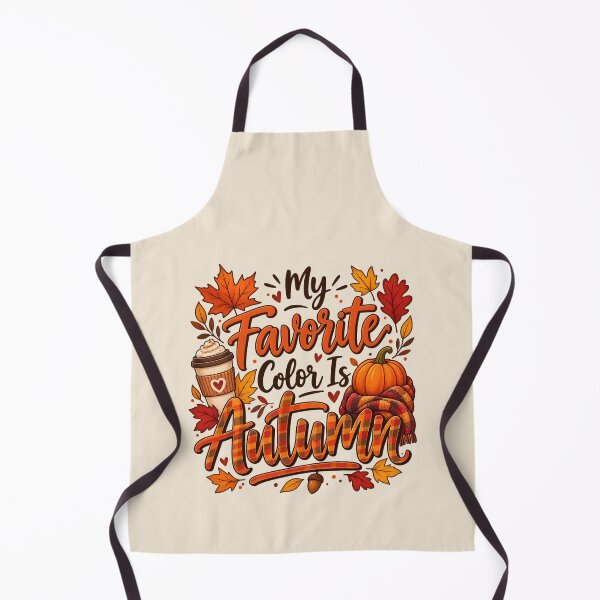 Item preview, My Favorite Color Is Autumn – Cozy Fall Leaves & Pumpkin designed and sold by blankTeeShirt.