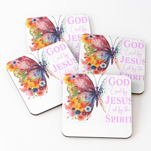 Item preview, Blessed by God Loved by Jesus Butterfly designed and sold by NicholasHollo.
