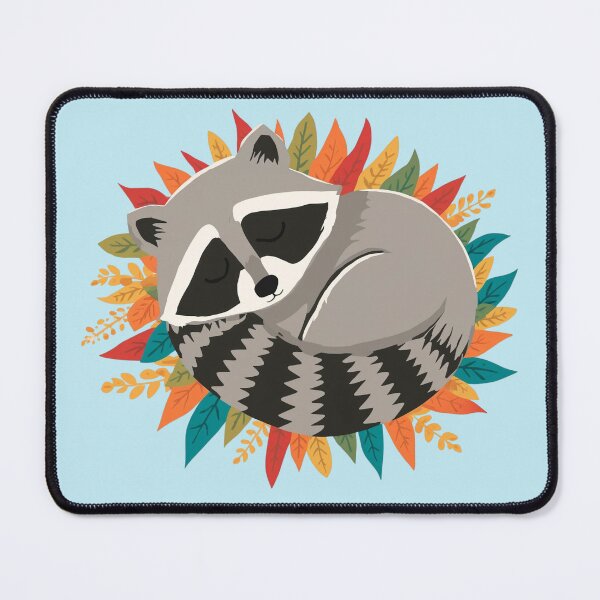Item preview, Sleepy Raccoon – Cute Tired Raccoon Cozy Animal Illustration 2 designed and sold by Girly-Universe.
