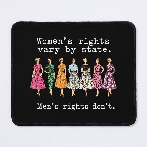 Item preview, Women's Rights Vary By State Men's Rights Don't Vintage Retro designed and sold by GusHickman.