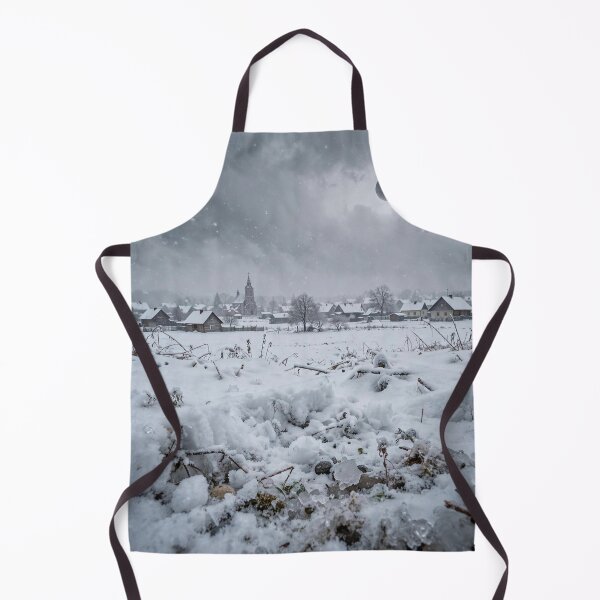 Item preview, Death Star Above Snowy Village designed and sold by Late Theory.