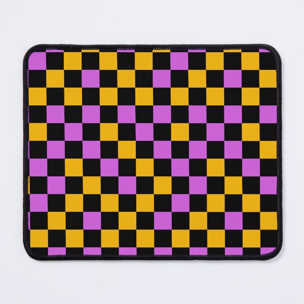 Item preview, Purple Yellow and Black Checkered Design   designed and sold by PatternTitan.