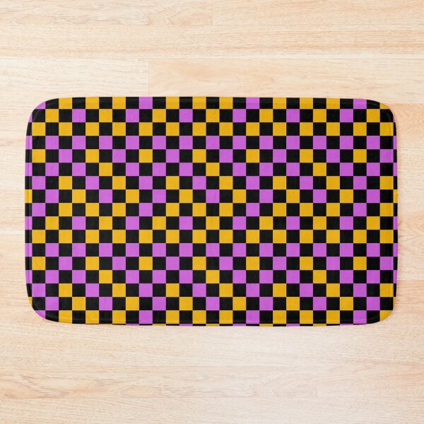 Item preview, Purple Yellow and Black Checkered Design   designed and sold by PatternTitan.