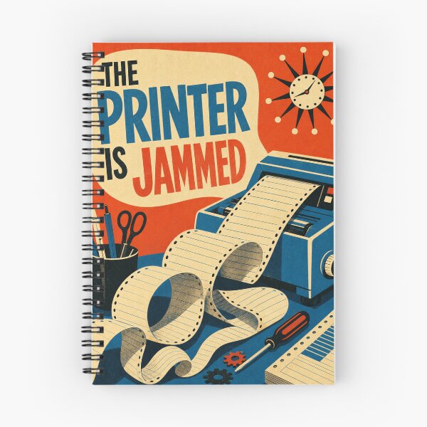 Item preview, Printer Retro Work Humor Art designed and sold by VisualArtsOasis.