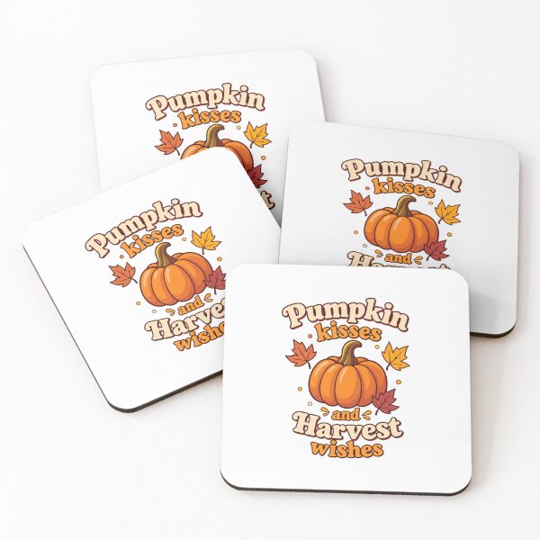 Item preview, Pumpkin kisses and Harvest wishes   designed and sold by LuveraxArt.