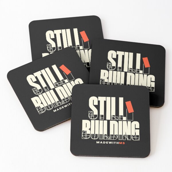 Item preview, Still Building – Bold Typography by MadeWithMS designed and sold by MadeWithMS.
