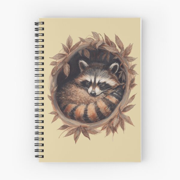 Item preview, Sleepy Raccoon – Cute Tired Raccoon Cozy Animal 3 designed and sold by Girly-Universe.