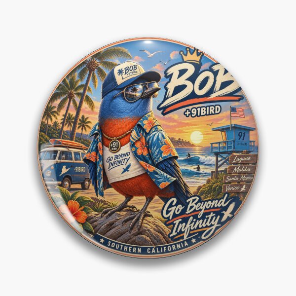 Item preview, BOB – Southern California Beach Life | +91BIRD designed and sold by Plus91BIRD.