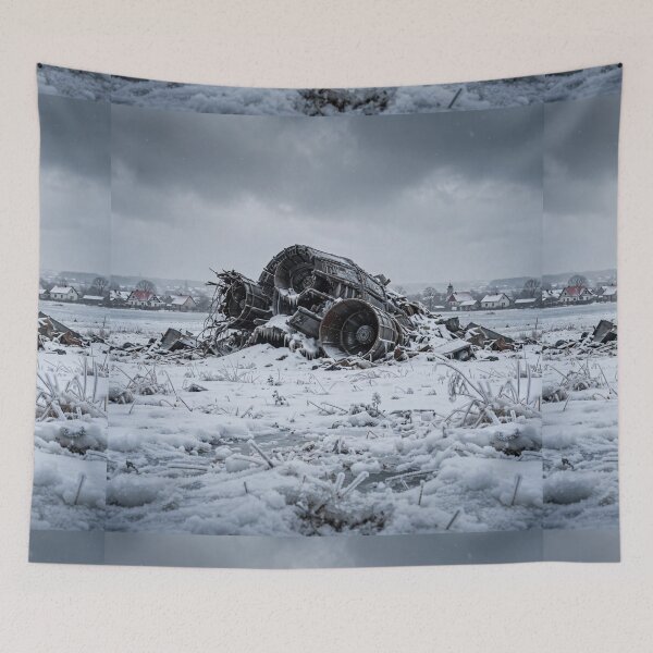 Item preview, Star Destroyer Wreckage in Winter Landscape designed and sold by Late Theory.