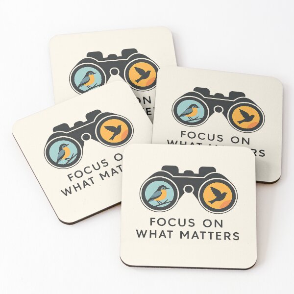 Item preview, Focus On What Matters Bird Binoculars designed and sold by MarCinu Art.