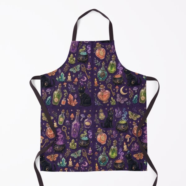 Item preview, Magical Halloween Potion Cabinet Pattern designed and sold by frumixart.