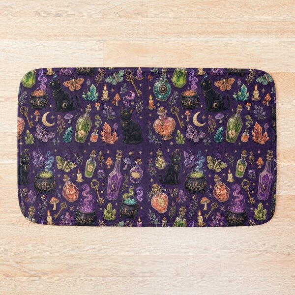 Item preview, Magical Halloween Potion Cabinet Pattern designed and sold by frumixart.