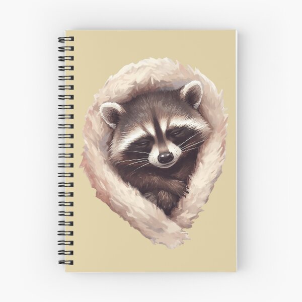 Item preview, Sleepy Raccoon – Cute Tired Raccoon Cozy Animal 4 designed and sold by Girly-Universe.