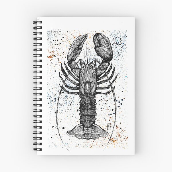 Item preview, Lobster in Stippling Ink Art designed and sold by Come-illustrate.