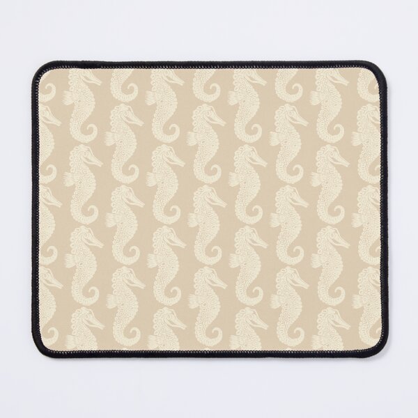 Item preview, Soft and soothing seahorse on beige pink designed and sold by LisaLeQuelenec.