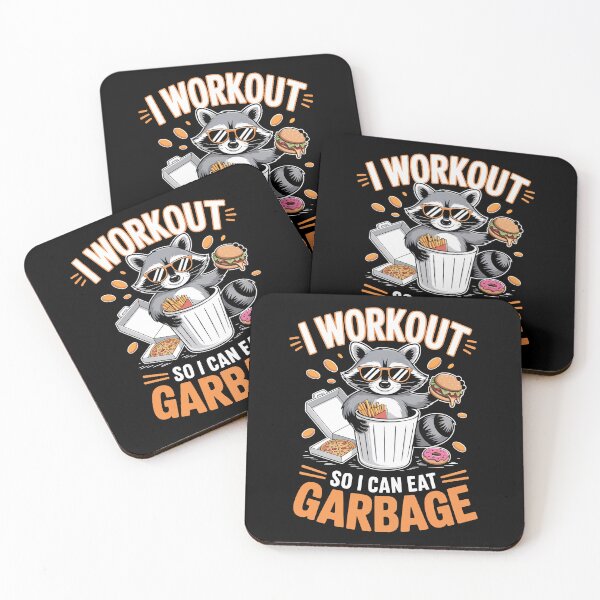 Item preview, I Workout So I Can Eat Garbage  designed and sold by jkrphoto.