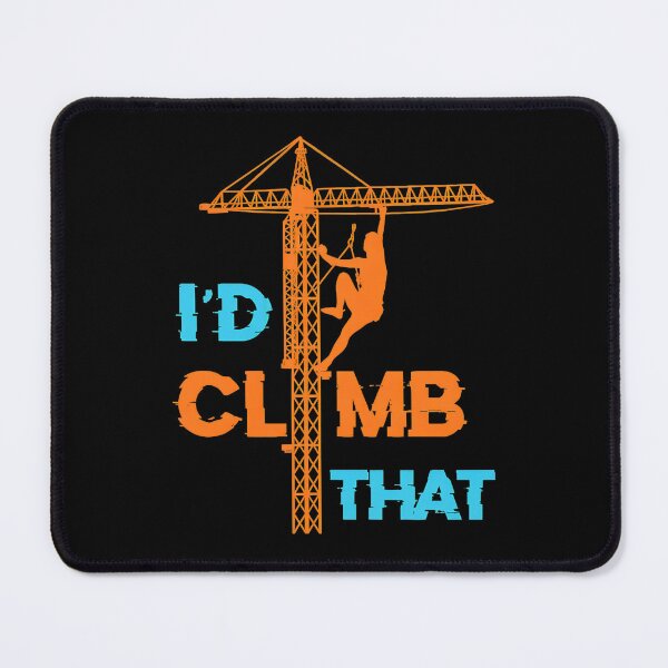 Item preview, I'd Climb That Crane Climber Silhouette designed and sold by ossoizganongdo.