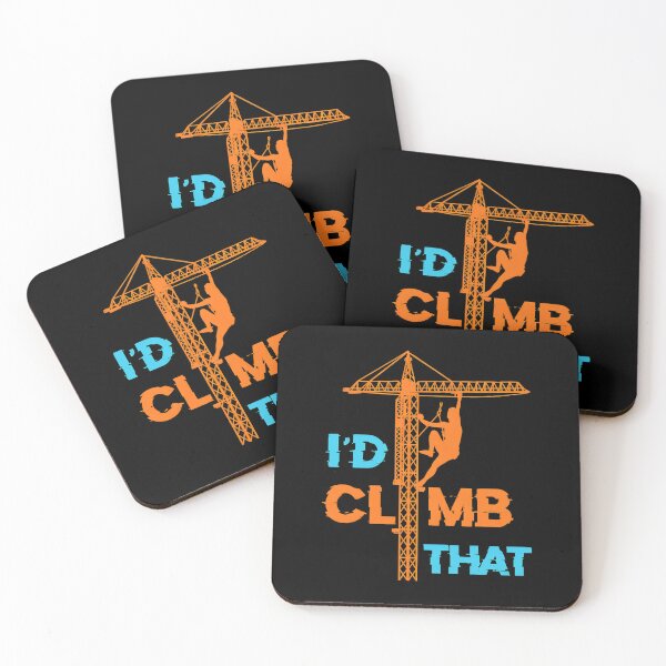 Item preview, I'd Climb That Crane Climber Silhouette designed and sold by ossoizganongdo.