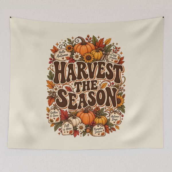 Item preview, Harvest The Season Retro Fall Pumpkin Patch Vintage Cottagecore Graphic designed and sold by PACS0011.