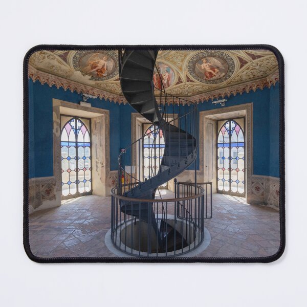 Item preview, The helicoilal staircase of Corigliano castle designed and sold by pietrofoto.